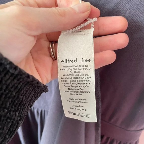 Aritzia Wilfred  Free Assonance Tank Midi Dress Grey Blue Size Small - Picture 6 of 7